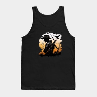 The hunter and the bush Tank Top